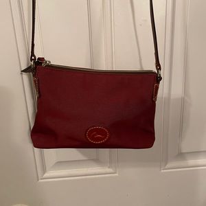 Cranberry Dooney Pouchette Crossbody
